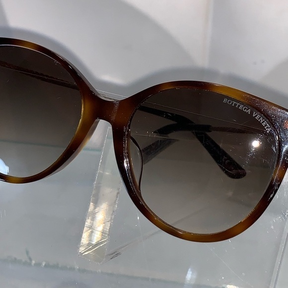 Bottega Veneta Gradient Brown Round Ladies Sunglasses Bv0231sa00255 H541 - Picture 3 of 6